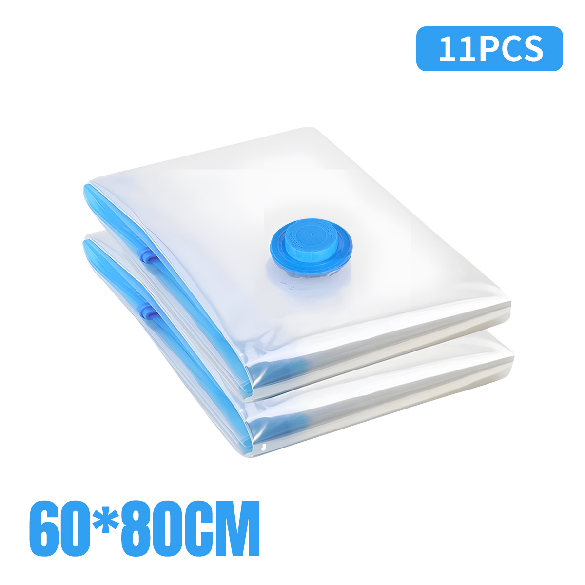 TEMU Space Saver Bags, Pack Of 11 Jumbo Vacuum Storage Bags, Compressed Sealer Bags Storage For Clothes, Comforters, Beddings And Blankets