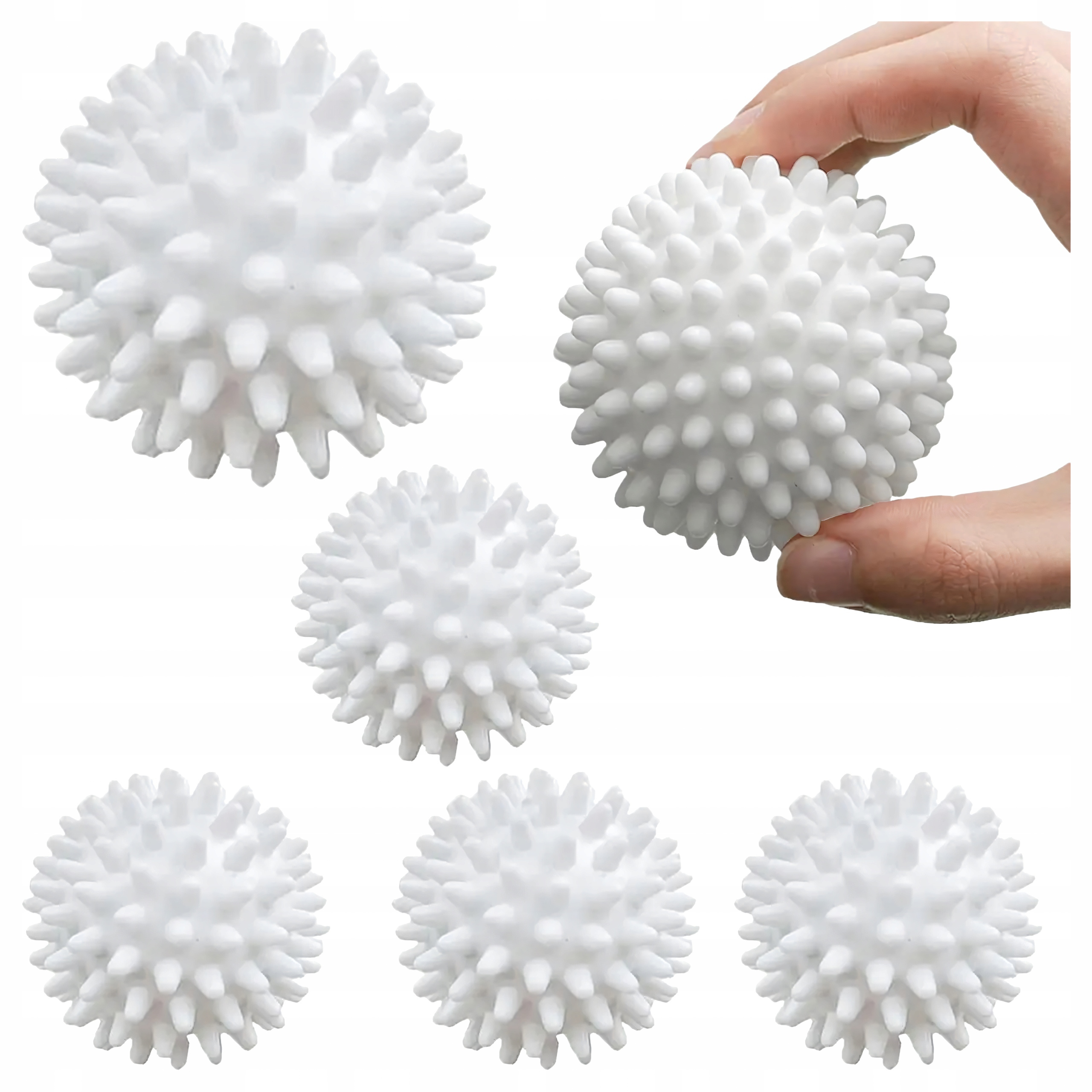 TEMU 6x Softening Laundry Washing Balls For Dryer And Washing Machine, Fabric Softener Balls