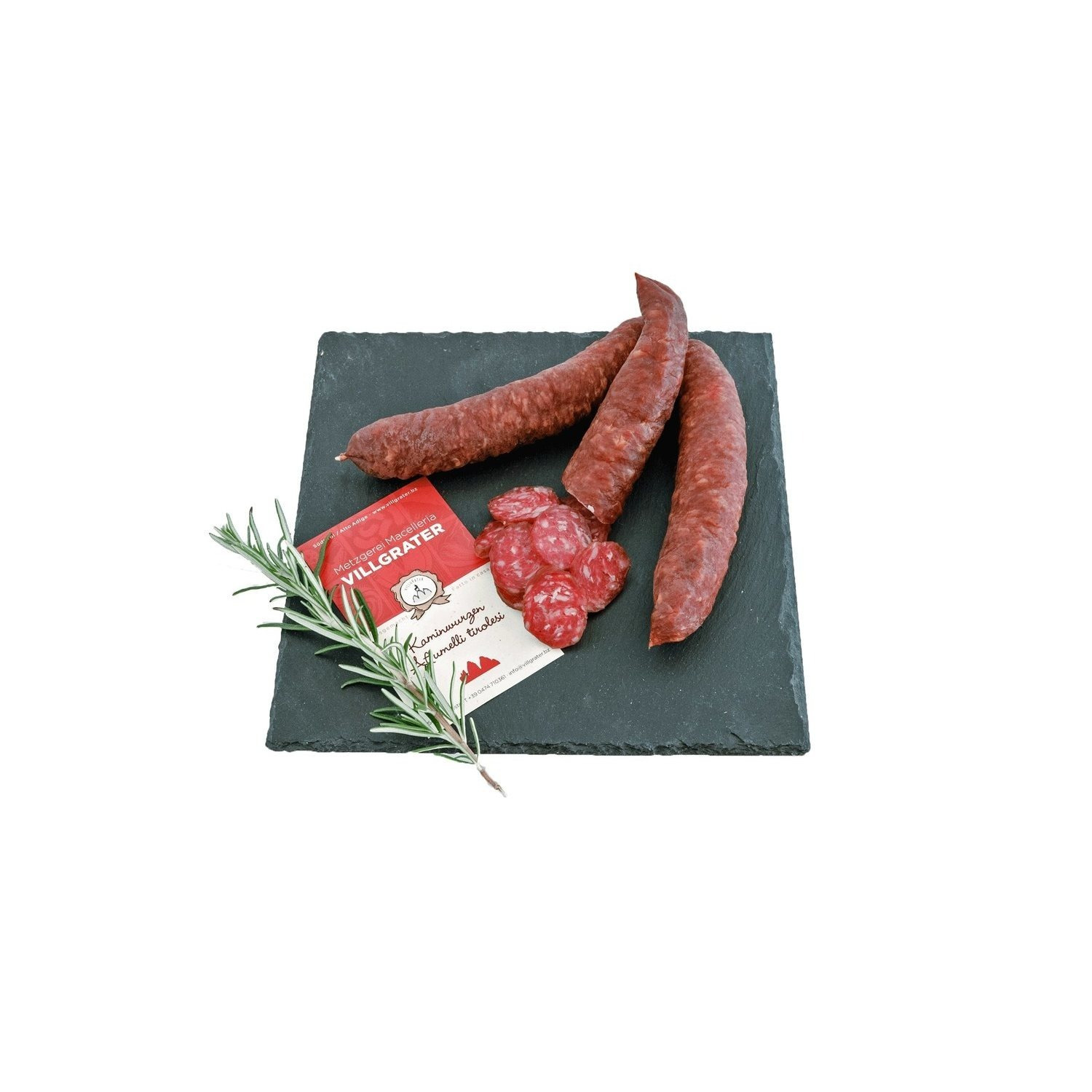 Smoked Kaminwurzen Villgrater 3pcs - Approx. 200 Gr.