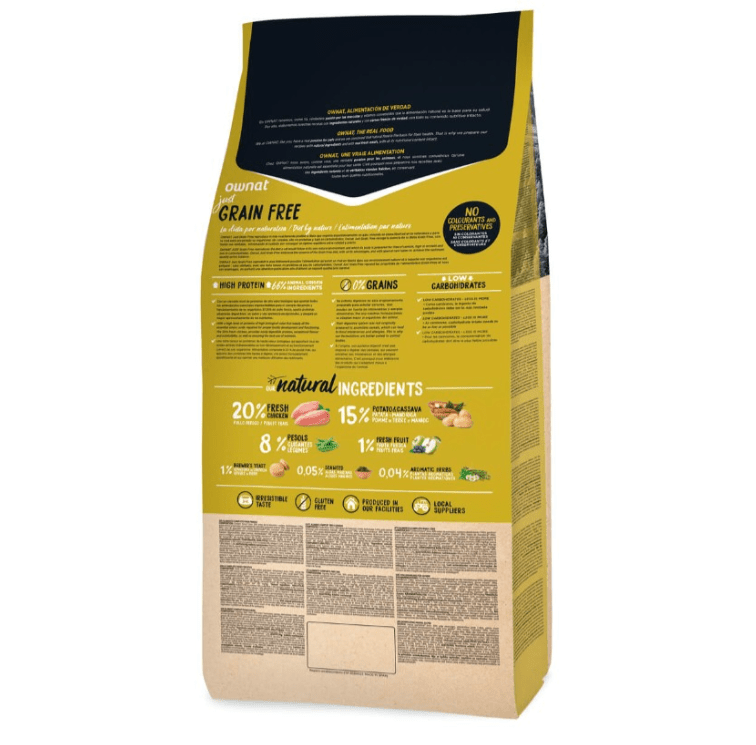 OWNAT Perro SANS GRAINES JUST JUNIOR 3 kg