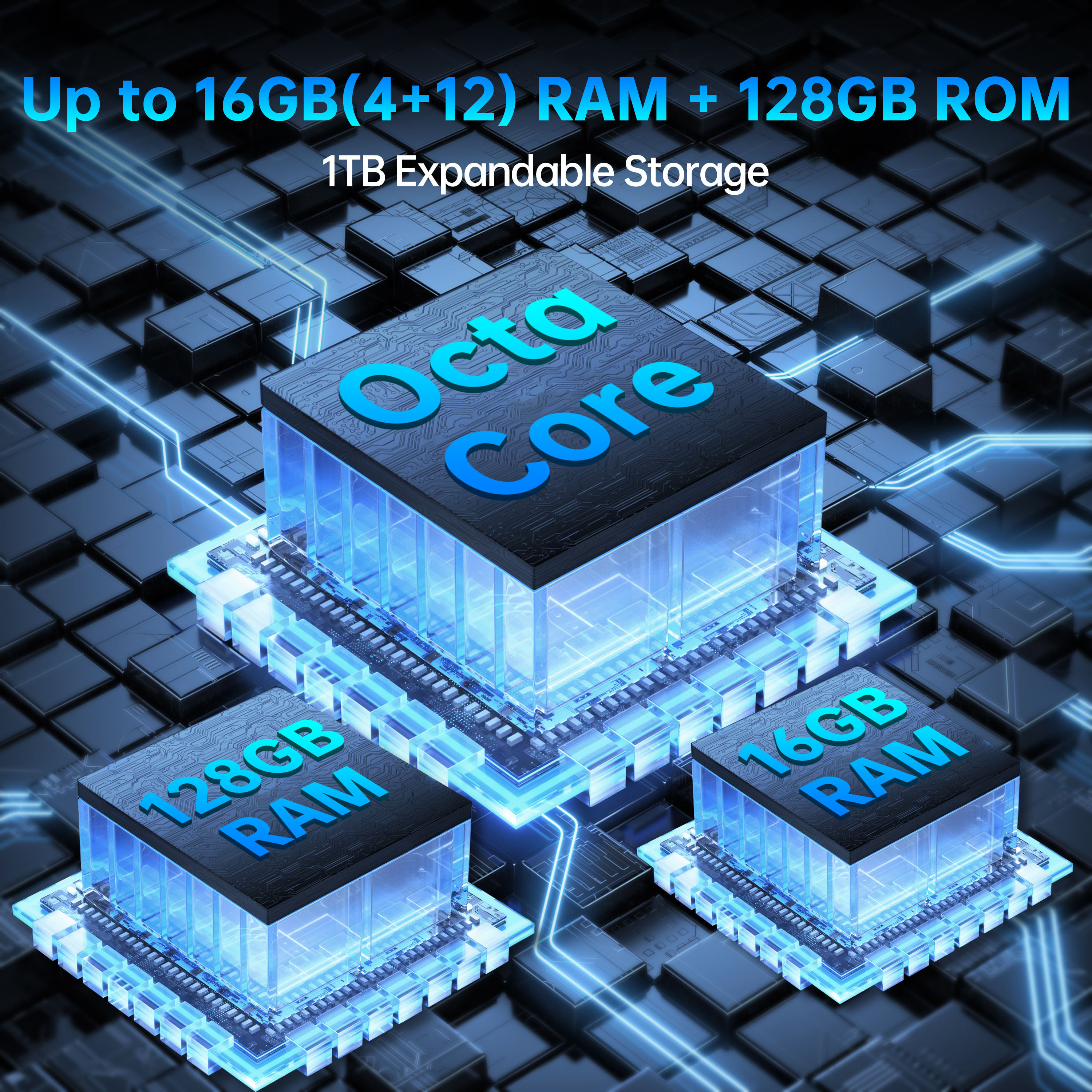 OUKITEL WP53S Rugged Smartphone – Android 15, 11000mAh Rugged Phone, 16GB RAM + 128GB ROM/1TB Mobile Phone, 6.52