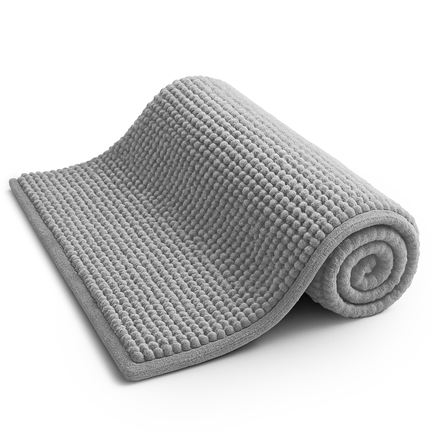 TEMU Keplin Non-slip Microfibre Bath & Toilet Mat - Soft, Plush & Comfortable Rug With Machine Washable Design - Water Absorbent & Quick Drying To
