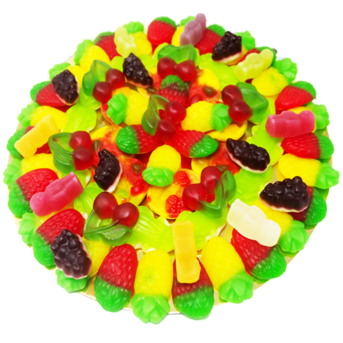 Image of Fruit Gum Pizza Tutti Frutti Fruity Airtight Welded 500g