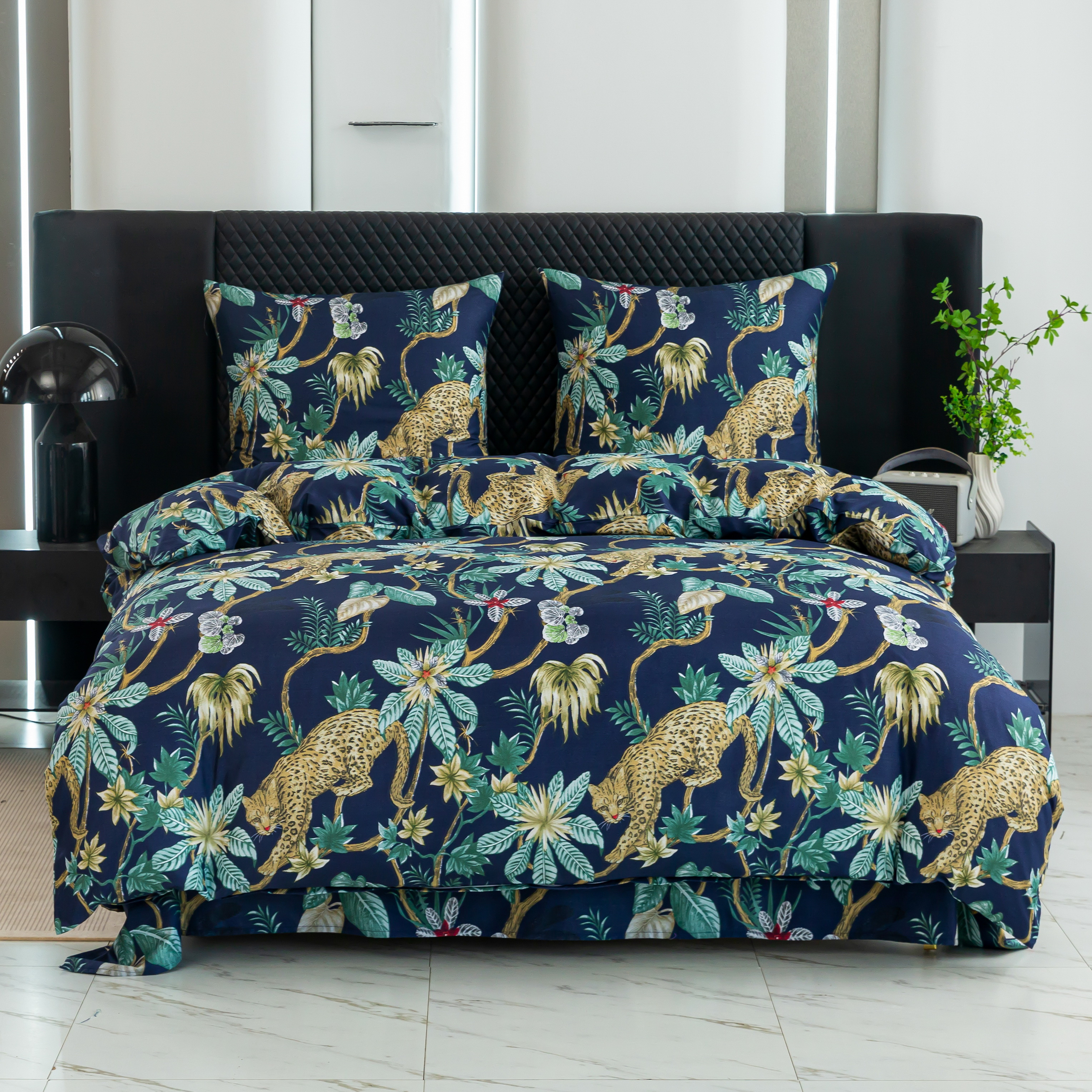 TEMU Ensemble de literie élégant dans une couleur tendance qui va révolutionner votre chambre ! : 1 housse de couette + 2 taies d'oreiller (