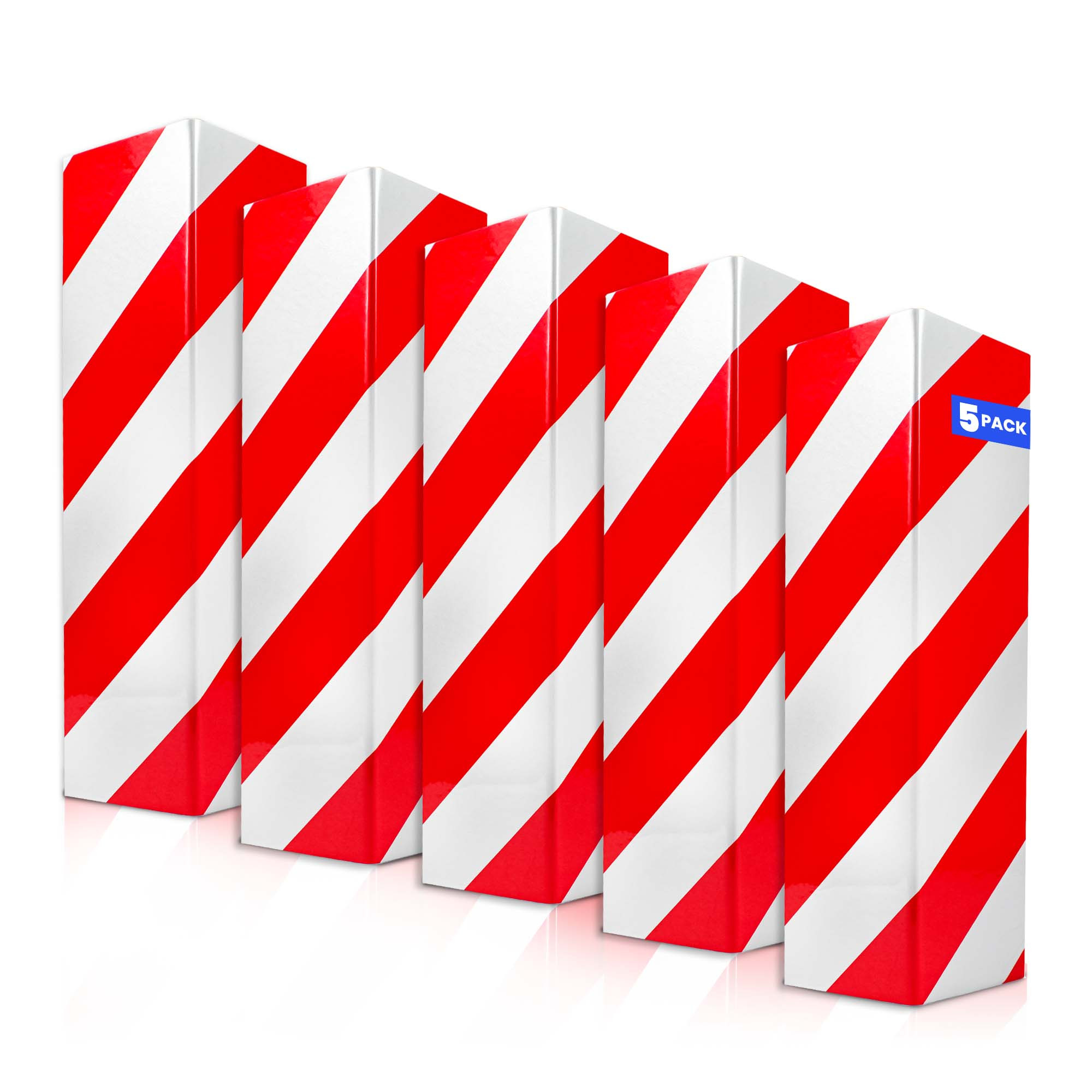 TEMU Protector esquina garaje - Protector Parking – Protector Esquinas Reflectante -Protector Puertas y paragolpes Coche. 40 x 20 x 2 cm