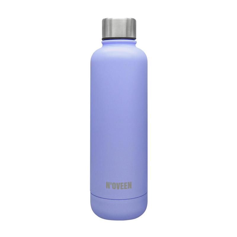Image of Bottle Drinking Bottle Stainless Steel - 500ml Drinking Bottle | Violet Thermocup & Bpa-free | Thermobeholder For Hot And Cold Drinks, 12 Hours Hot