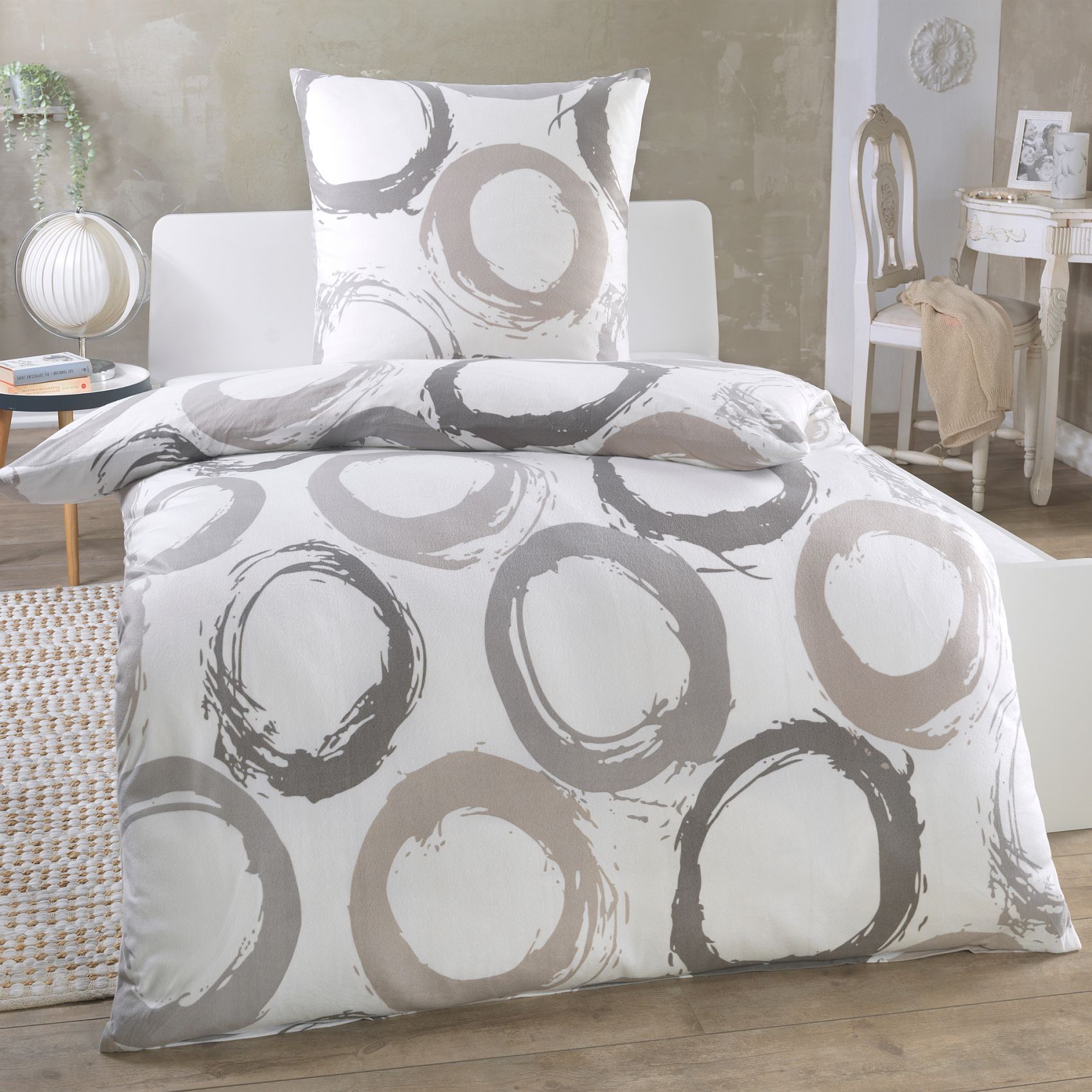 Image of Fleece Bedding Set – & Warm, Thermal Winter Duvet Cover & Pillowcase With Zipper, 60°c Washable, Hypoallergenic – Set Sizes: 135×200 + 80×80 | 155×220 + 80×80 | 200×200 + 2× 80×80