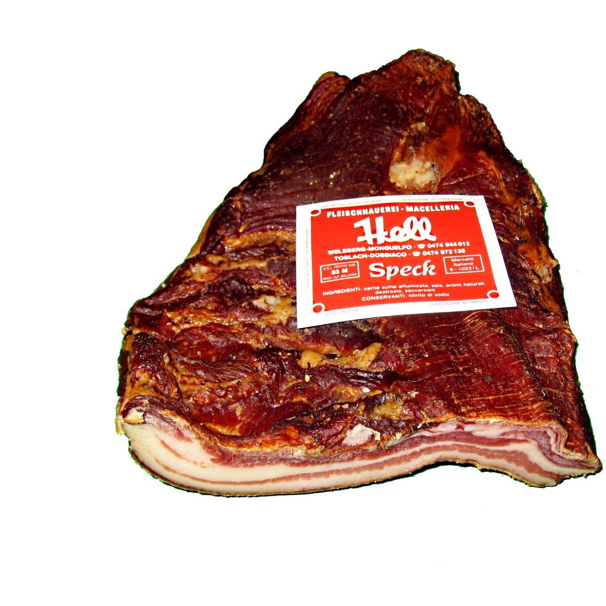 E-shop Brettlspeck Bauchspeck 1/4 ca. 1 kg. - Metzgerei Hell