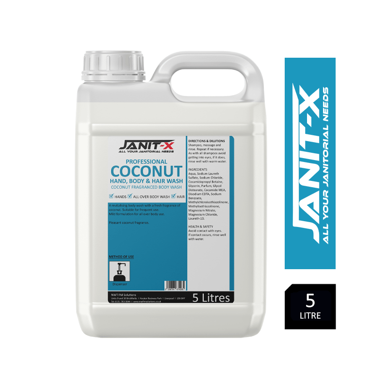 TEMU -x Professional Coconut Hand, Body & Hair Wash 5