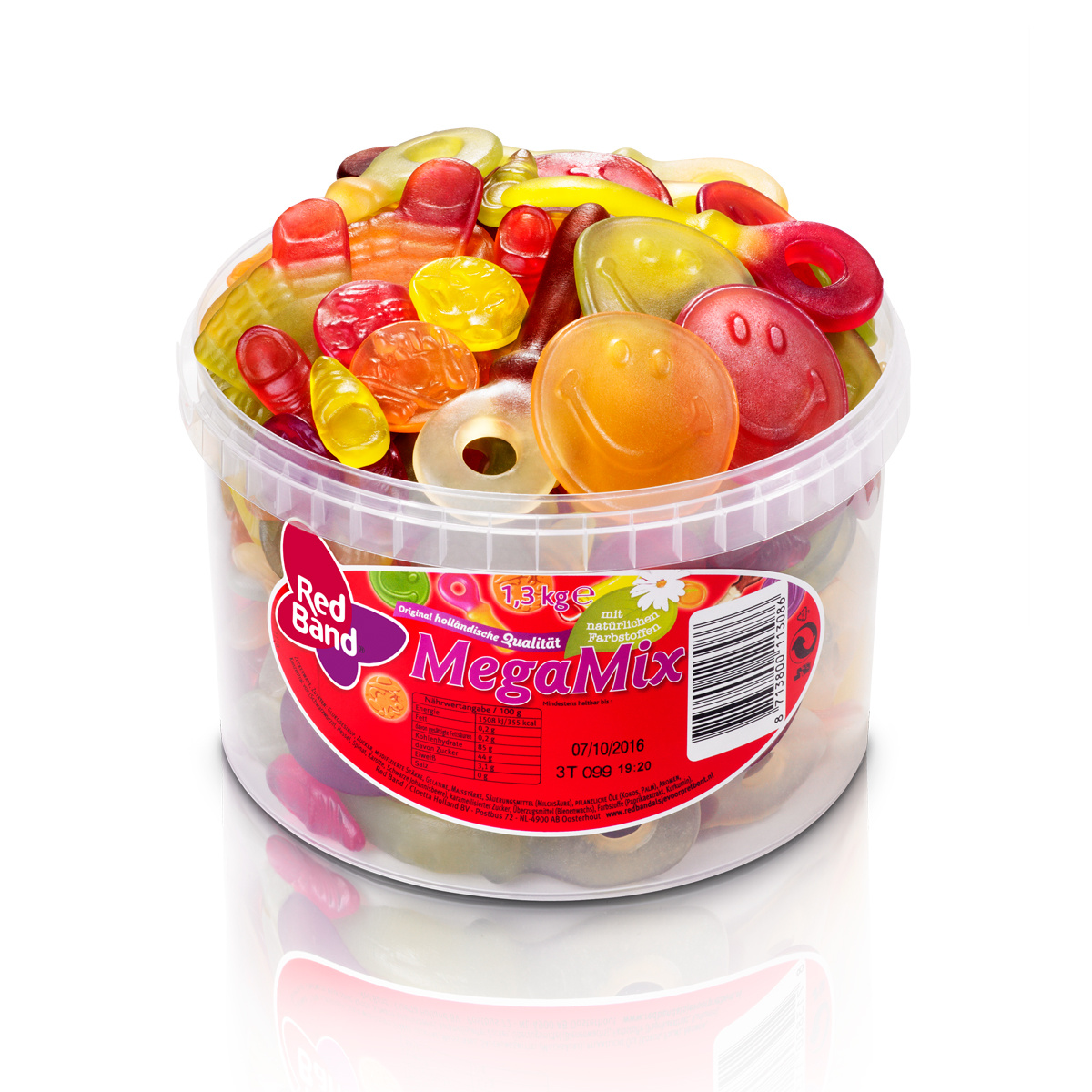 E-shop Red Band Mega Mix mit den beliebtesten Fruchtgummi Sorten 1300g