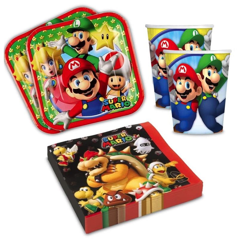 Super Mario Feestpakket voor 8 Personen