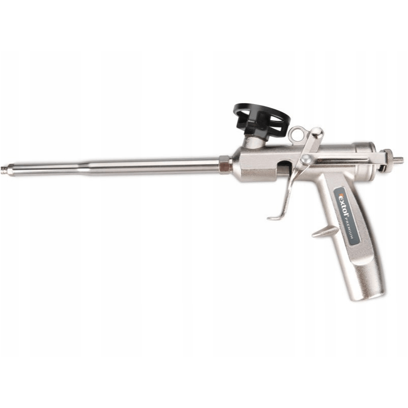 Pu Foam Mounting Gun, Metal, -coated, With Trigger Control, Professional Sealant Applicator