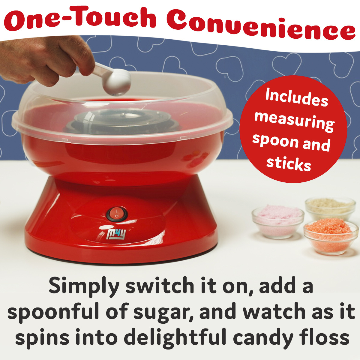 M4Y Premium Candy Floss Maker Cotton Candy Machine