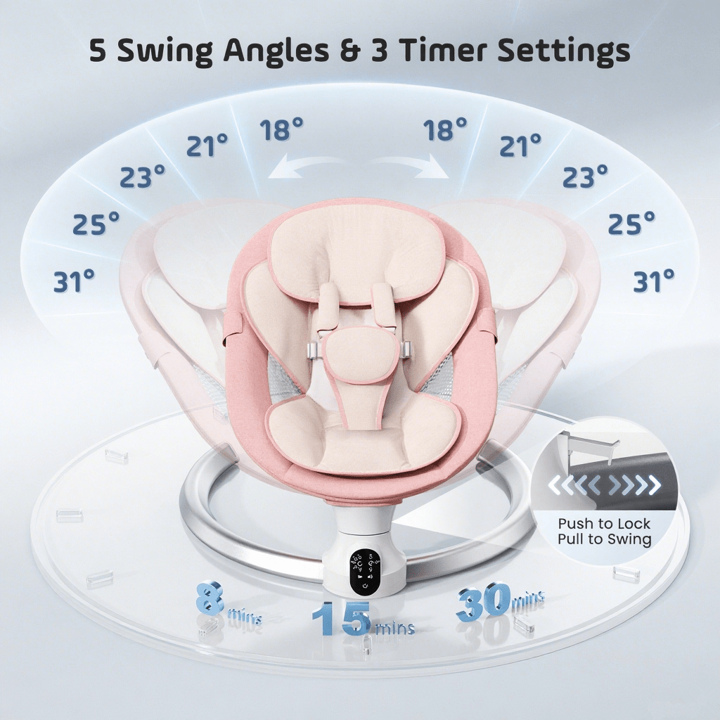 Smart Electric Rocker with APP & Remote Control