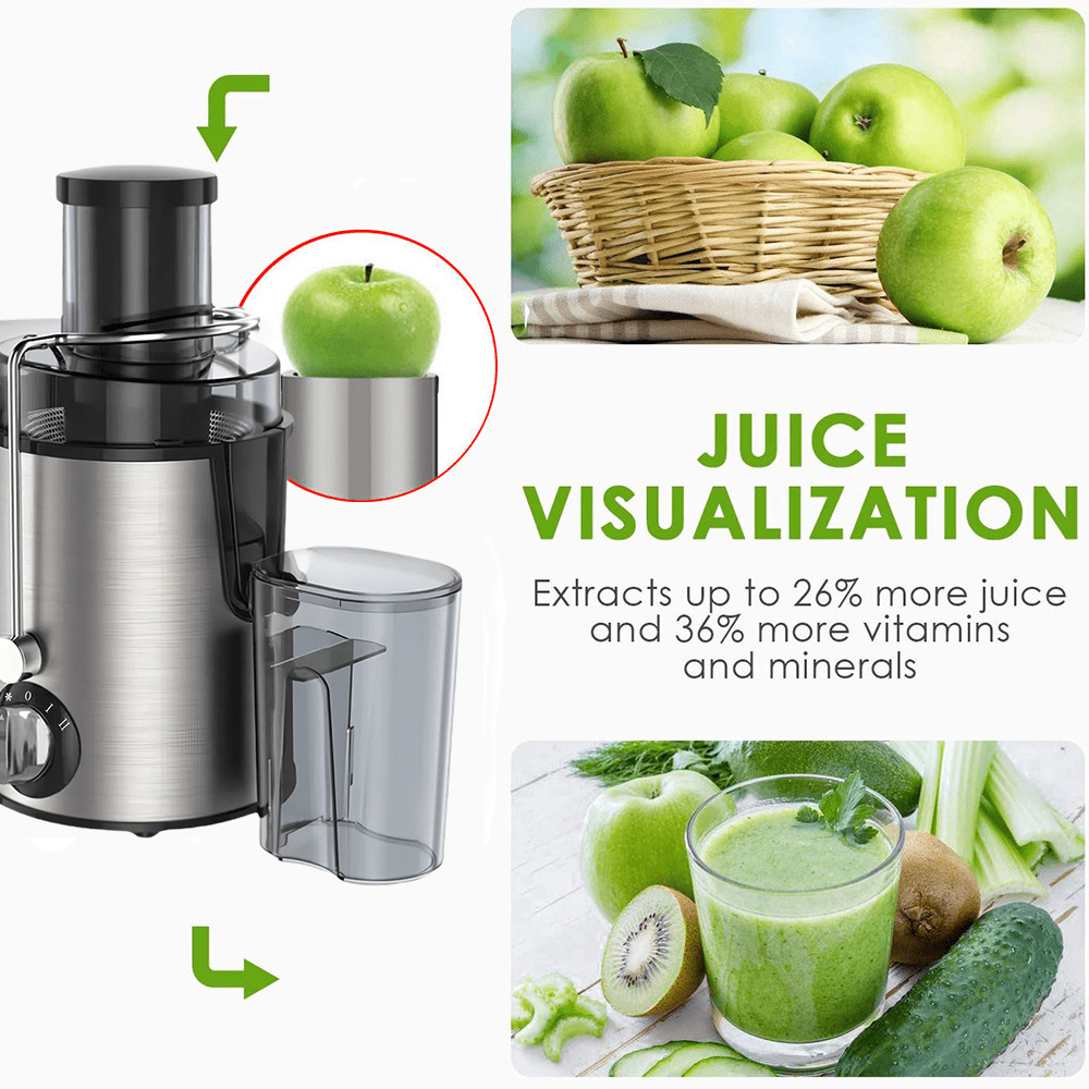 TEMU Juicer Machines,centrifugal Juicer,multifunctional Juicer,juicers And Vegetable With 2.56inch Wide Feed Chute,2 Speed Control, 500ml