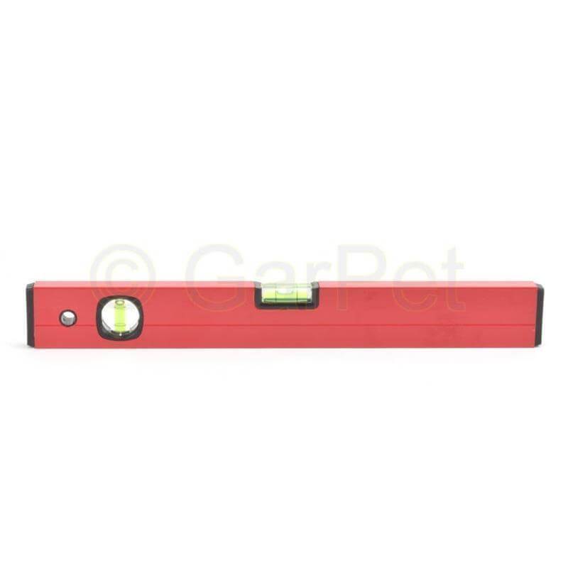 Aluminum Spirit Level Precision Measuring Tool, Durable Aluminum Construction Measuring Instrument, Red