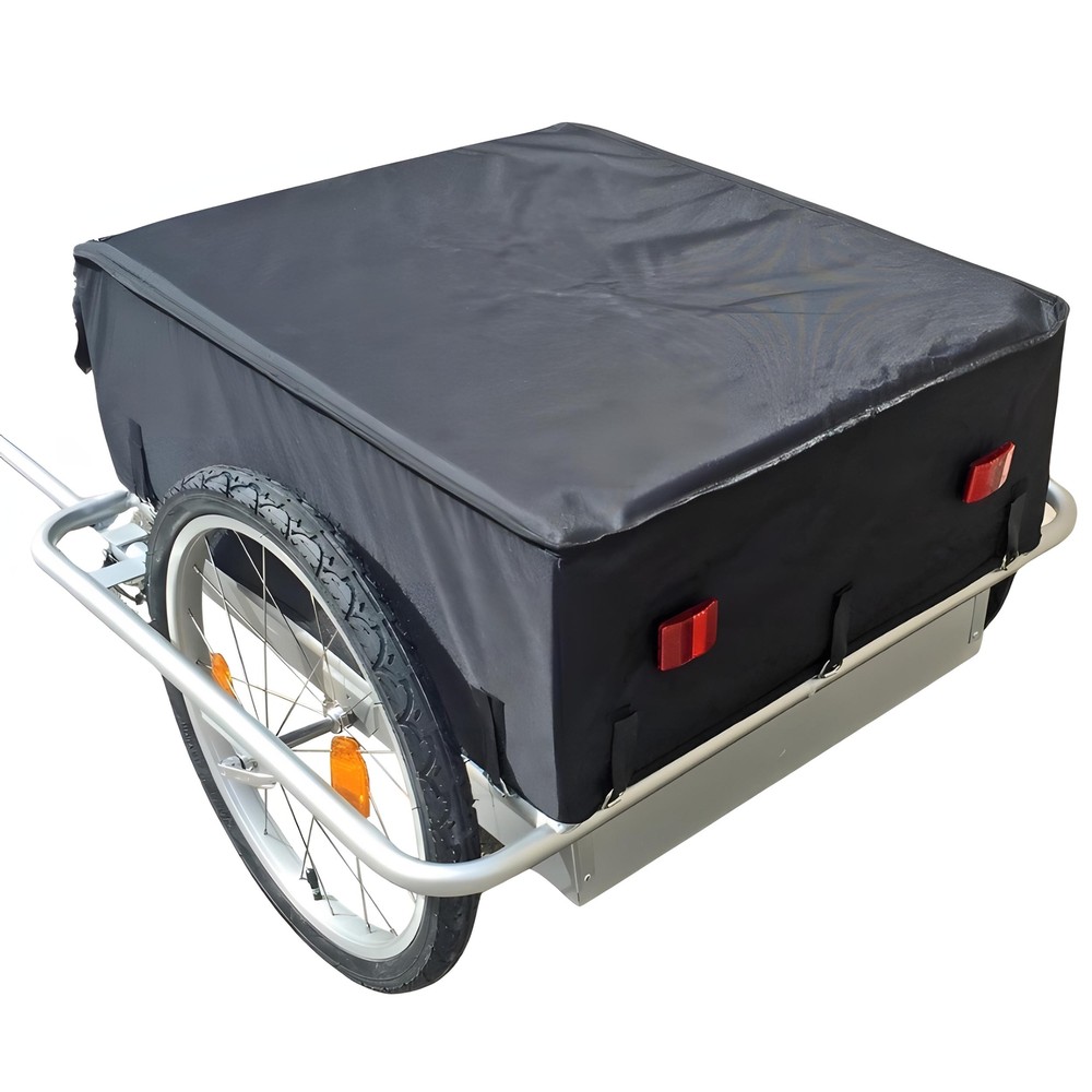Image of Bike Trailer Cargo Trailer Transport Trailer Aluminum 144l Extremely Lightweight