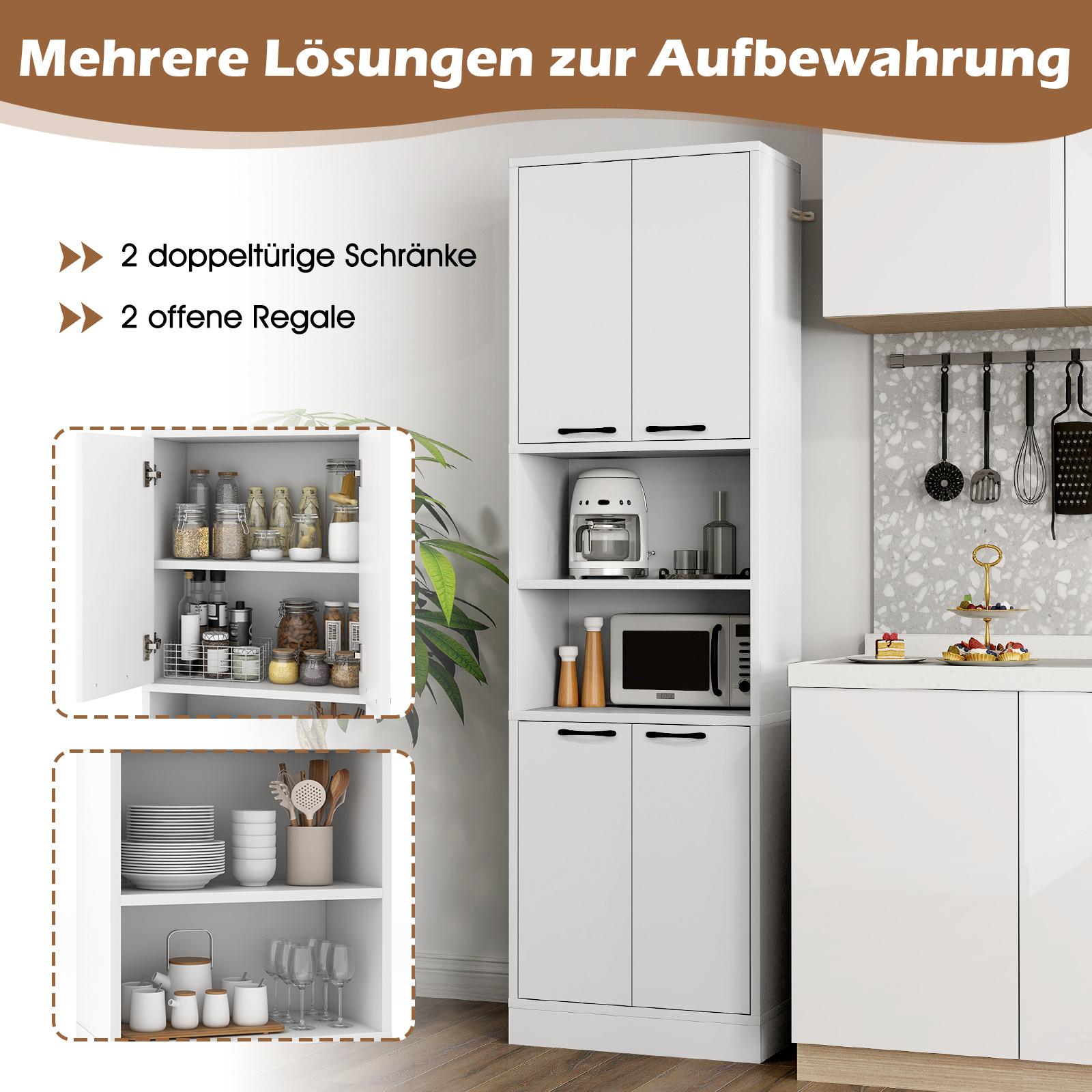 Tall Bathroom Storage Cabinet, Bathroom Floor Cabinet With And 2 Open Compartments