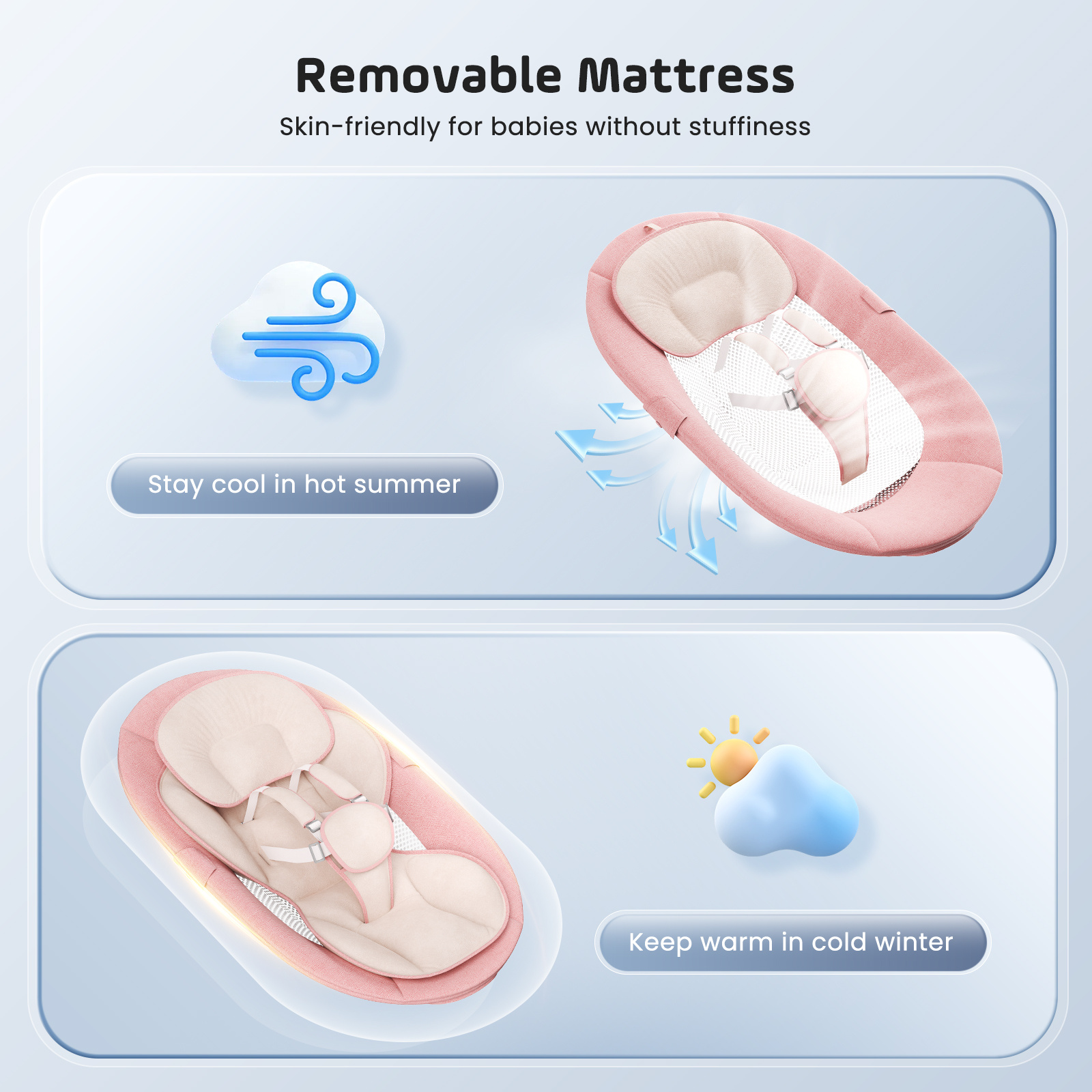 Smart Electric Rocker with APP & Remote Control