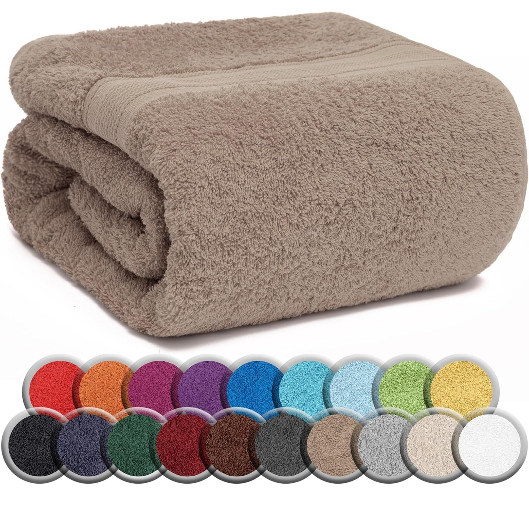 Image of Naturemark Sauna Towel Sand 500 Gr/m² Quality 80x200cm Washablesauna Hand Towel Up To 60°c
