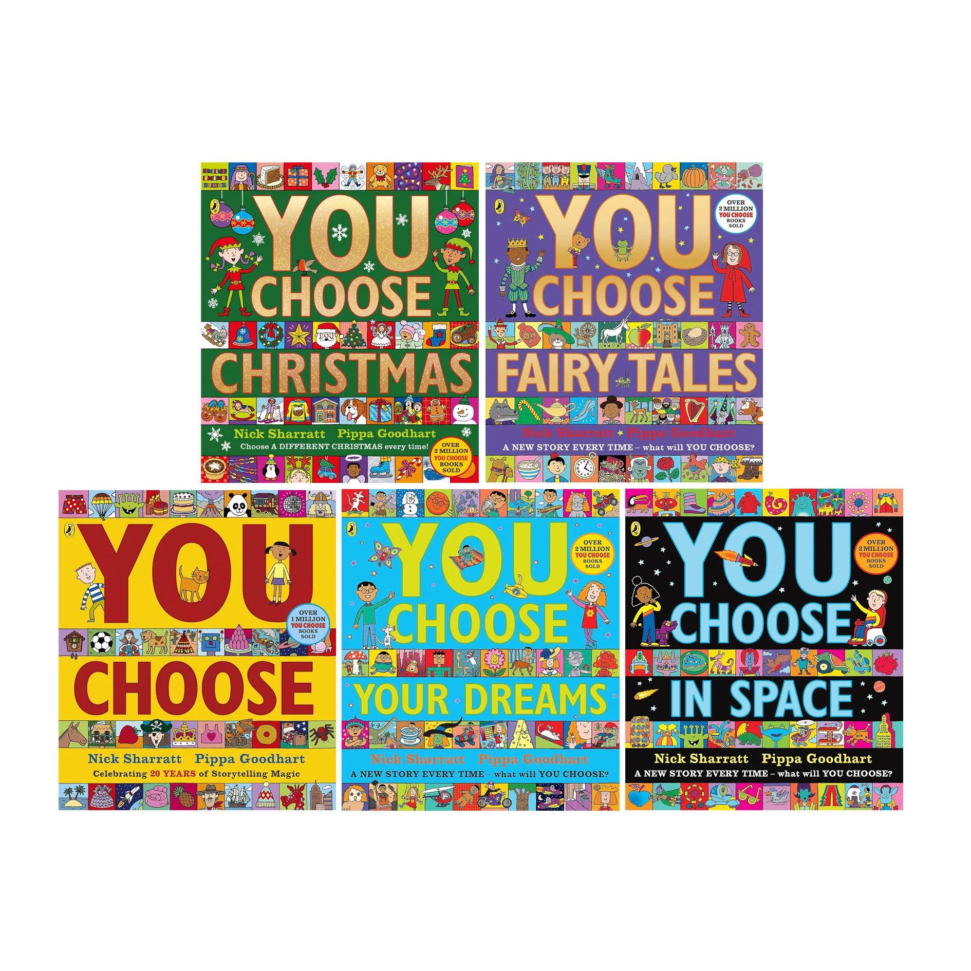 TEMU Pippa Goodhart You Choose Series 5 Books Collection Set (you Choose Christmas, You Choose, You Choose In Space, You Choose Your Dreams & You