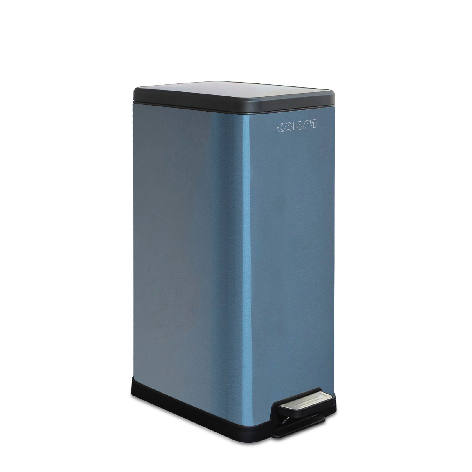 Image of Floordirekt Trash Can - Made Of Stainless Steel - With Automatic Lid Opener & Inner Bucket - For Kitchen & Bathroom - 2 Sizes & 3 Colors