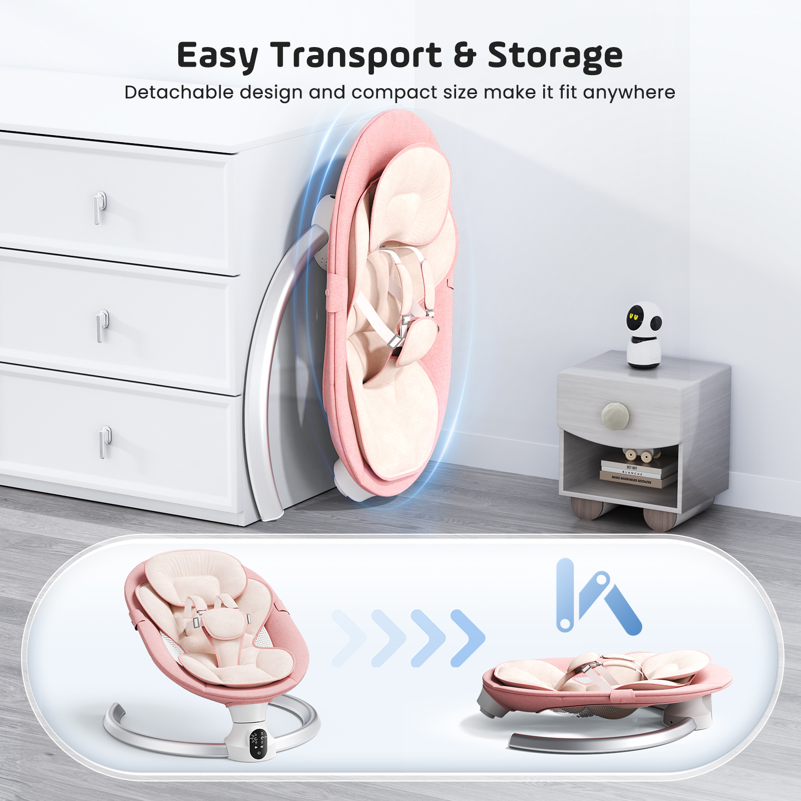 Smart Electric Rocker with APP & Remote Control