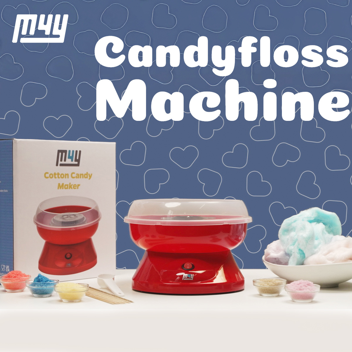 M4Y Premium Candy Floss Maker Cotton Candy Machine