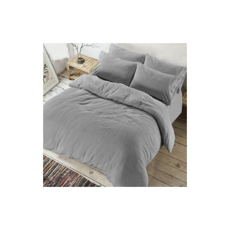 TEMU Chilimilii Teddy Fleece Duvet Cover Set With Pillowcase (s) Soft Warm Plush Bedding Set All Sizes