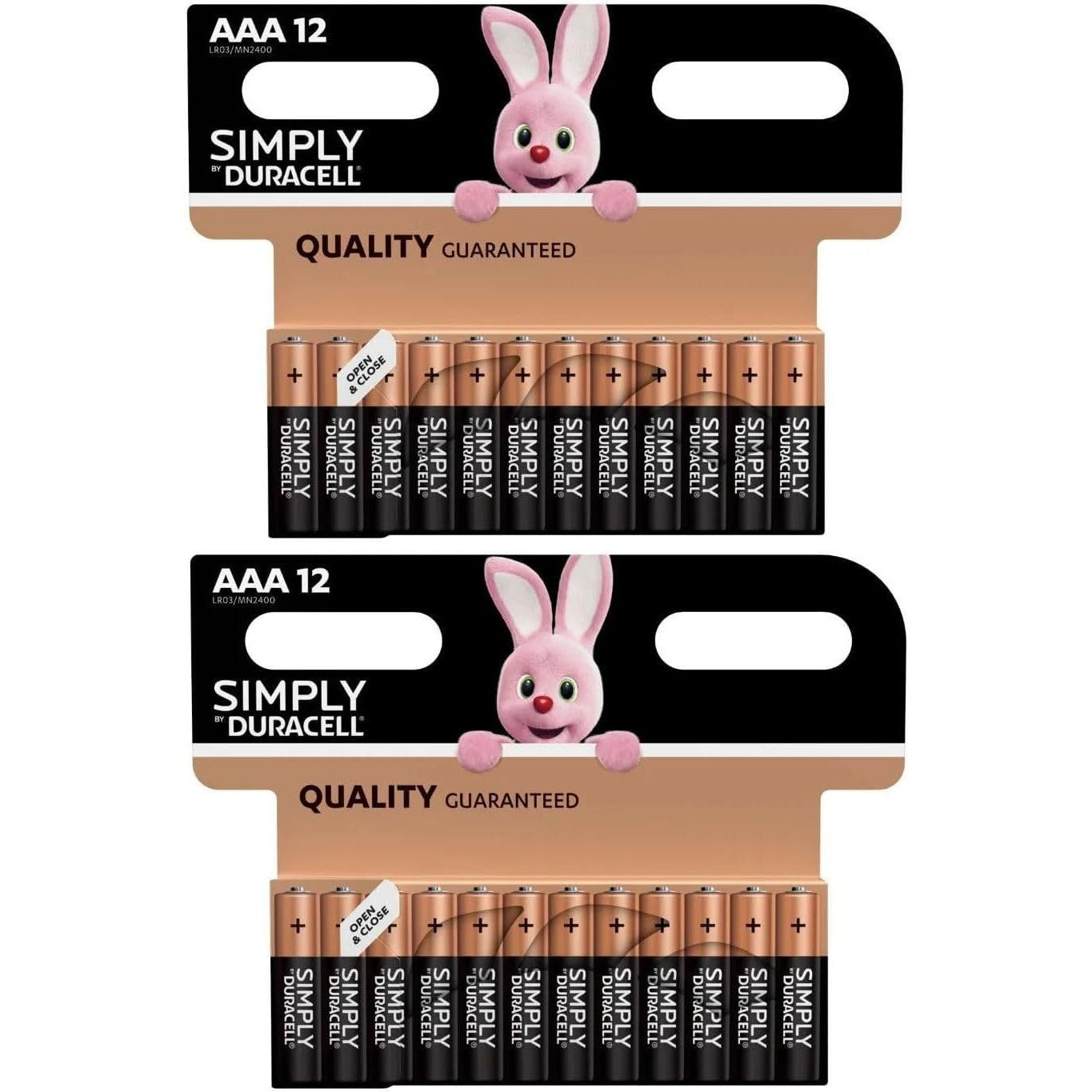TEMU Duracell Simply Aaa Batteries | Pack Of 24 – Long-lasting Alkaline Power | #1 Battery Brand | Leak-resistant, 10-year For Household & Everyday