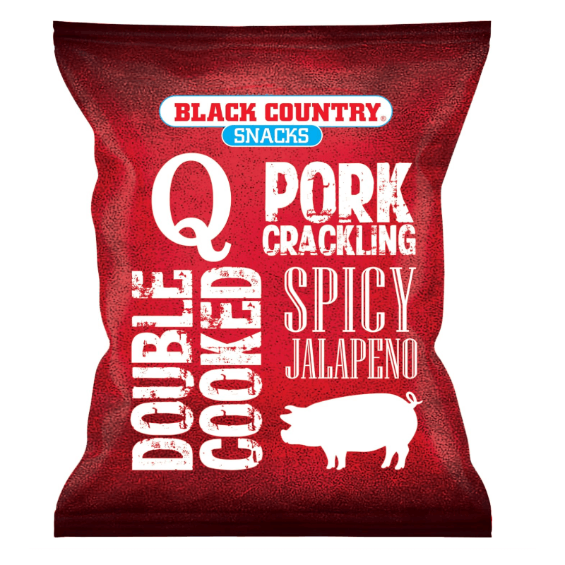 TEMU Pork Crackling Jalapeno 40g X 10 Packets