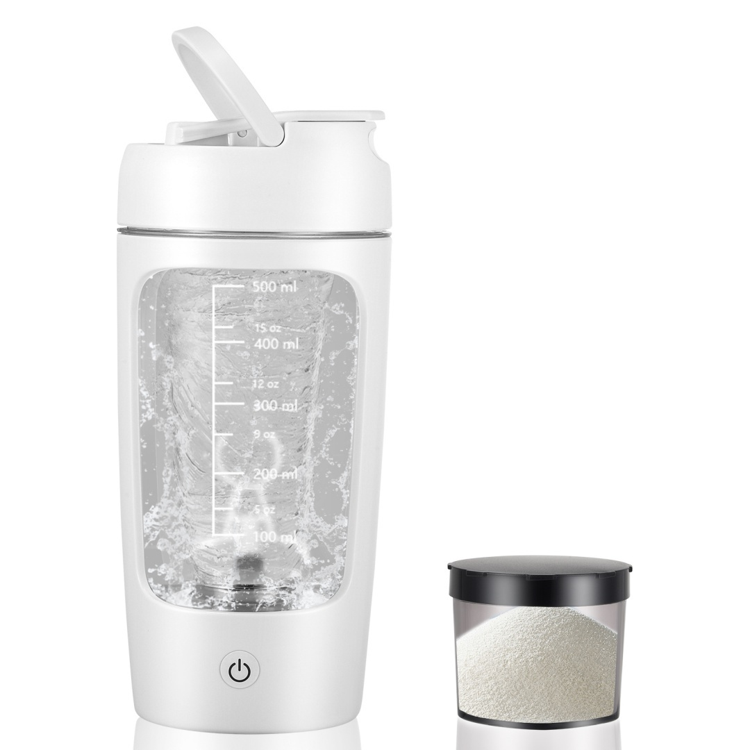 TEMU Electric Shaker Bottle With Blender Bottles, - Bpa Free,portable For On The Go With Usb-c And Battery For Protein Shakes And Meal Replacement