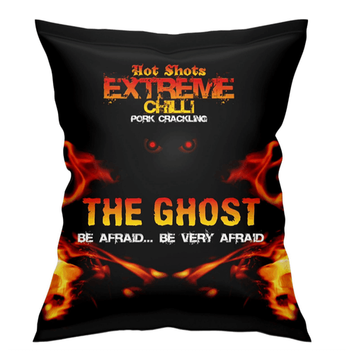 item picture ghost extreme chilli scratchings 35g x 12 pub hanging card