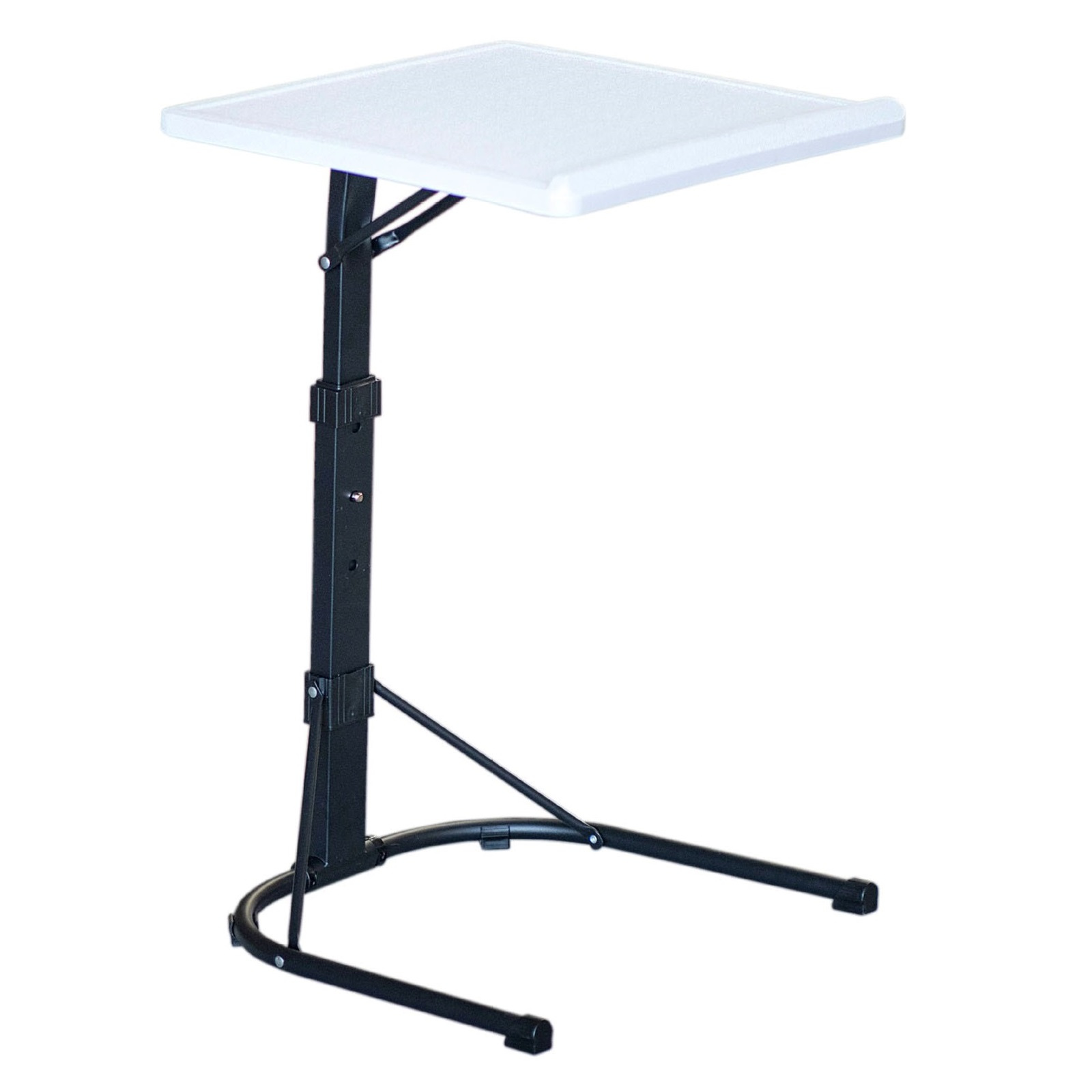 Gr8 Home Folding Laptop Table Sofa Bed Stand Computer Desk Game Driving Adjustable Tray, White