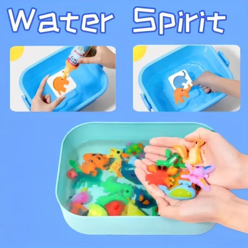 3D Water Elf Set Magic Water & Molds for DIY Crafts, 6 Bottles - 100ml Each