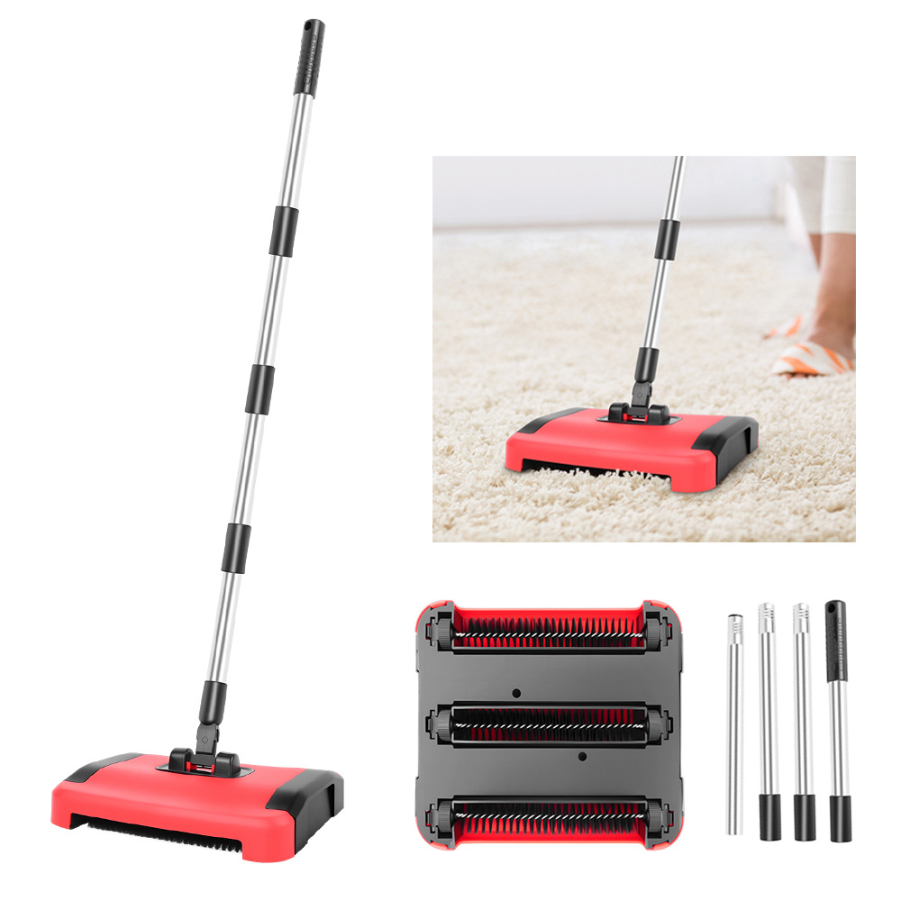E-shop Manueller Schaufel - Multifunktionaler Teppichreiniger, 180° Drehbarer Kopf, Großvolumiger PP-Schaufel, Effiziente Manuelle Schaufelrolle für