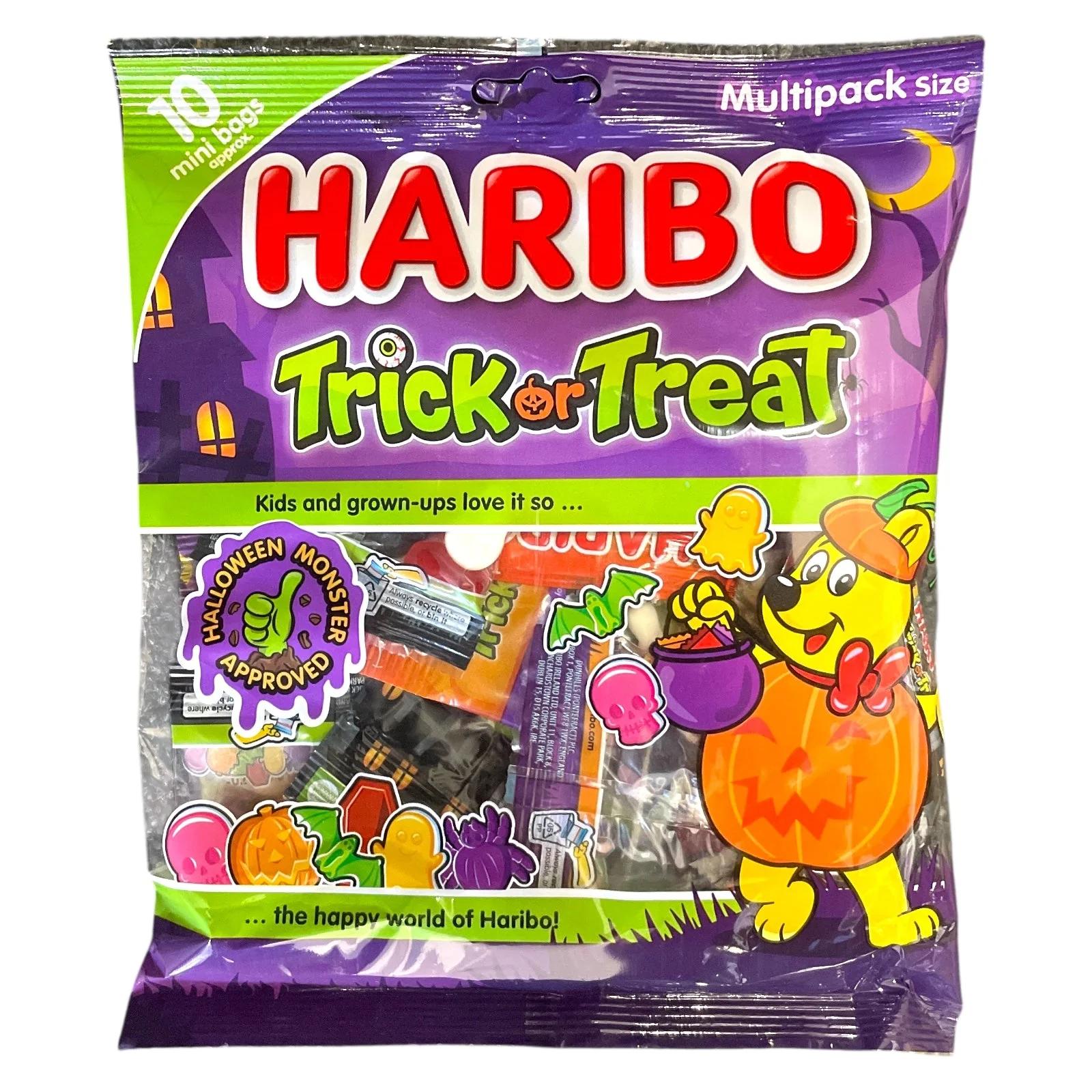 TEMU Haribo Trick Or Treat Mini Multipacks – 10 Mini Bags Of Halloween Sweets