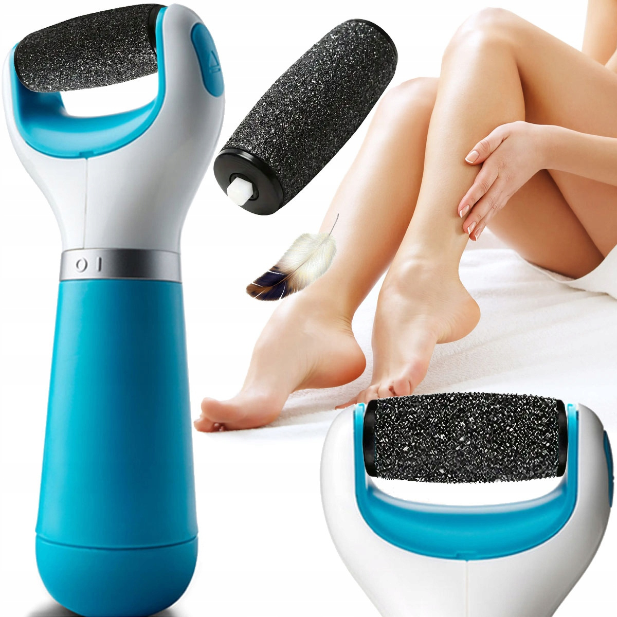 Practical Foot File Electric Callus Remover With 5 Rolls