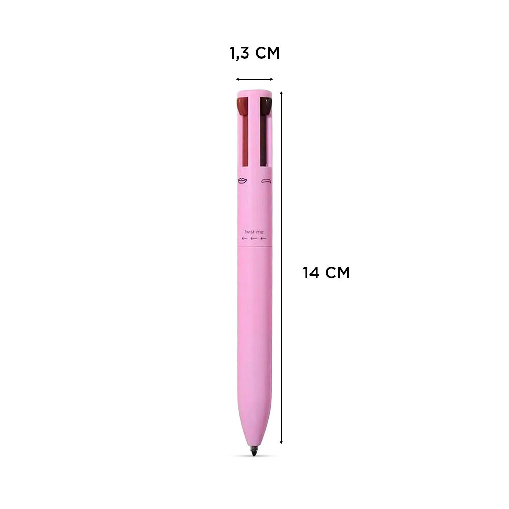 4 in 1 multifunctional makeup pen lip eye eyebrow and eyeliner pencil Product details 2