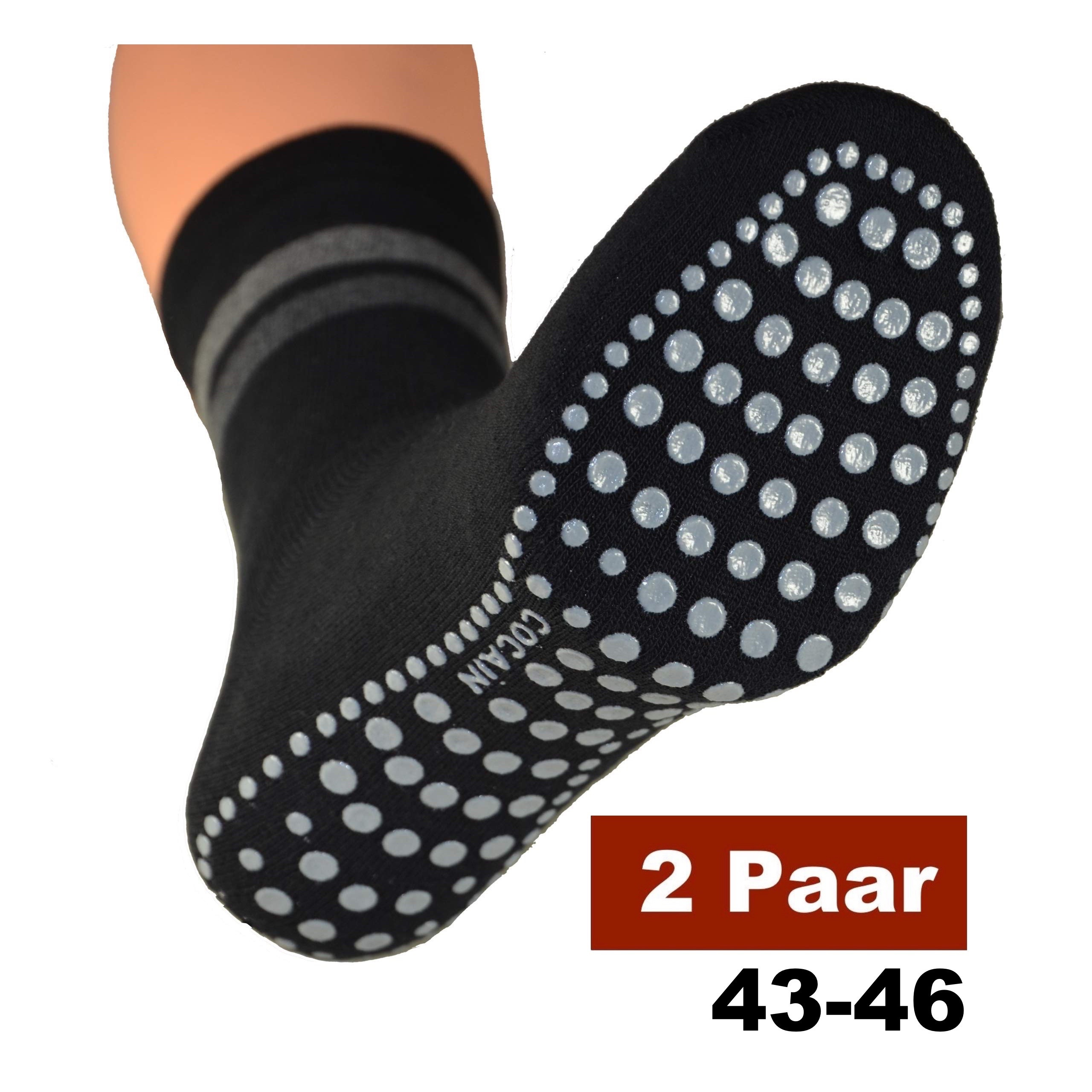 Of Non-slip Socks | Unisex | Women's & Men's Socks | Size 43-46 | Abs | Oversize | Grip Socks | Sports Socks | Black, Blue, | Casual | Home Socks | Yoga | Pilates | | Unisex