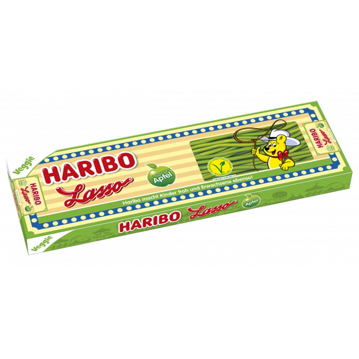 Image of Haribo Gmbh & Co. Kg Haribo Lasso Veggie With Flavor And Candy Filling, 3500g