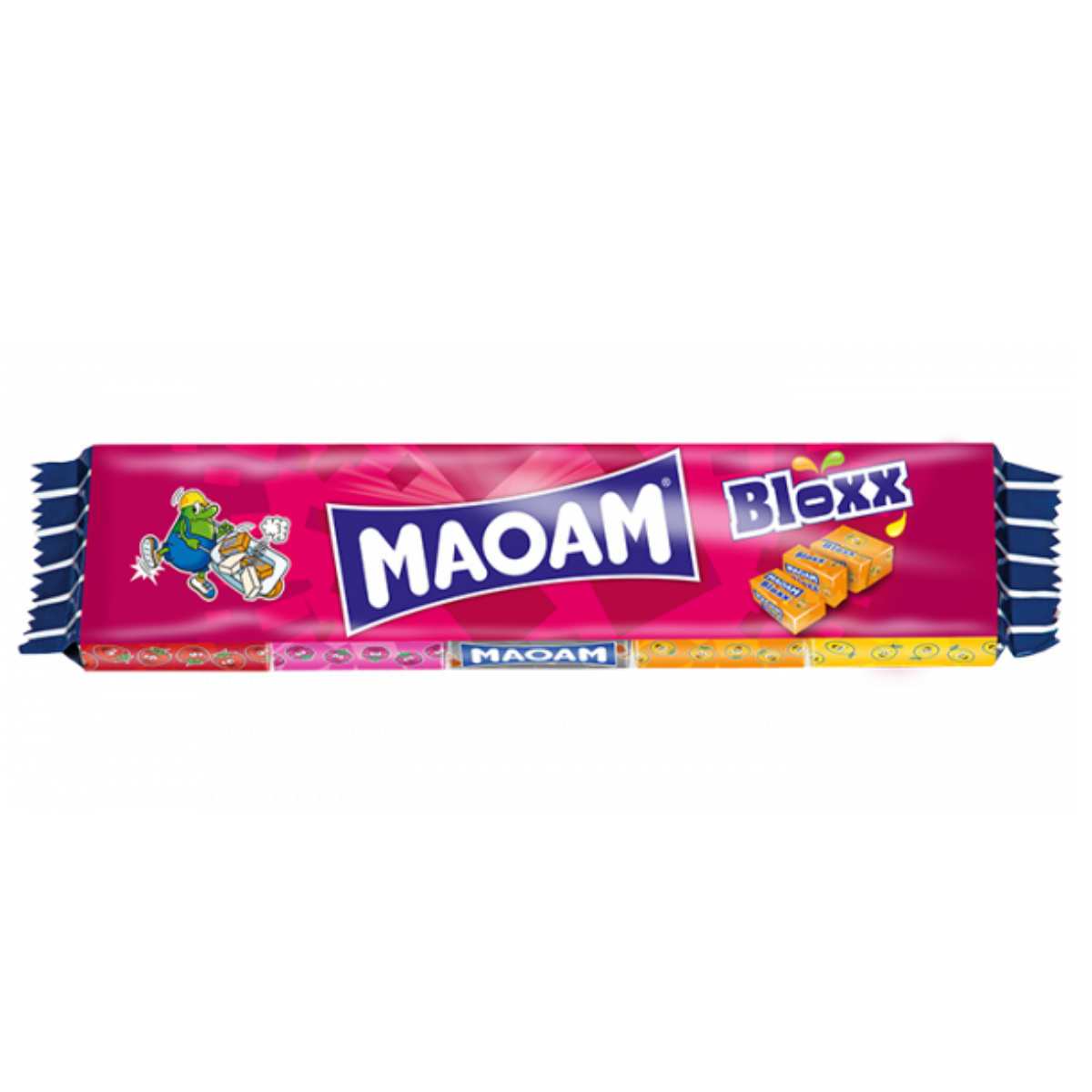 Haribo Gmbh & Co. Kg Maoam Bloxx 10x5 Individually Wrapped Chewing Candies, 5-pack Assorted, 220g