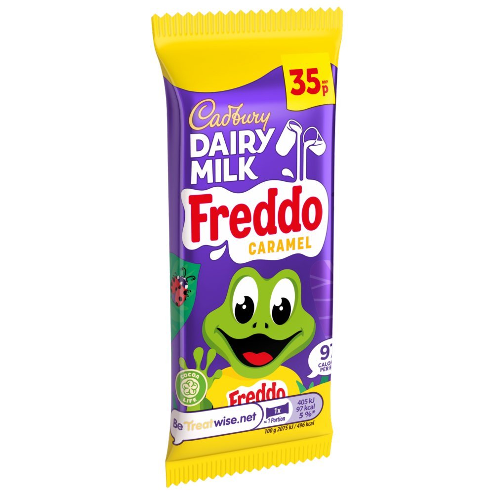 TEMU Cadbury Dairy Milk Freddo Caramel Chocolate Bar Pack Of 20 X 19.5g