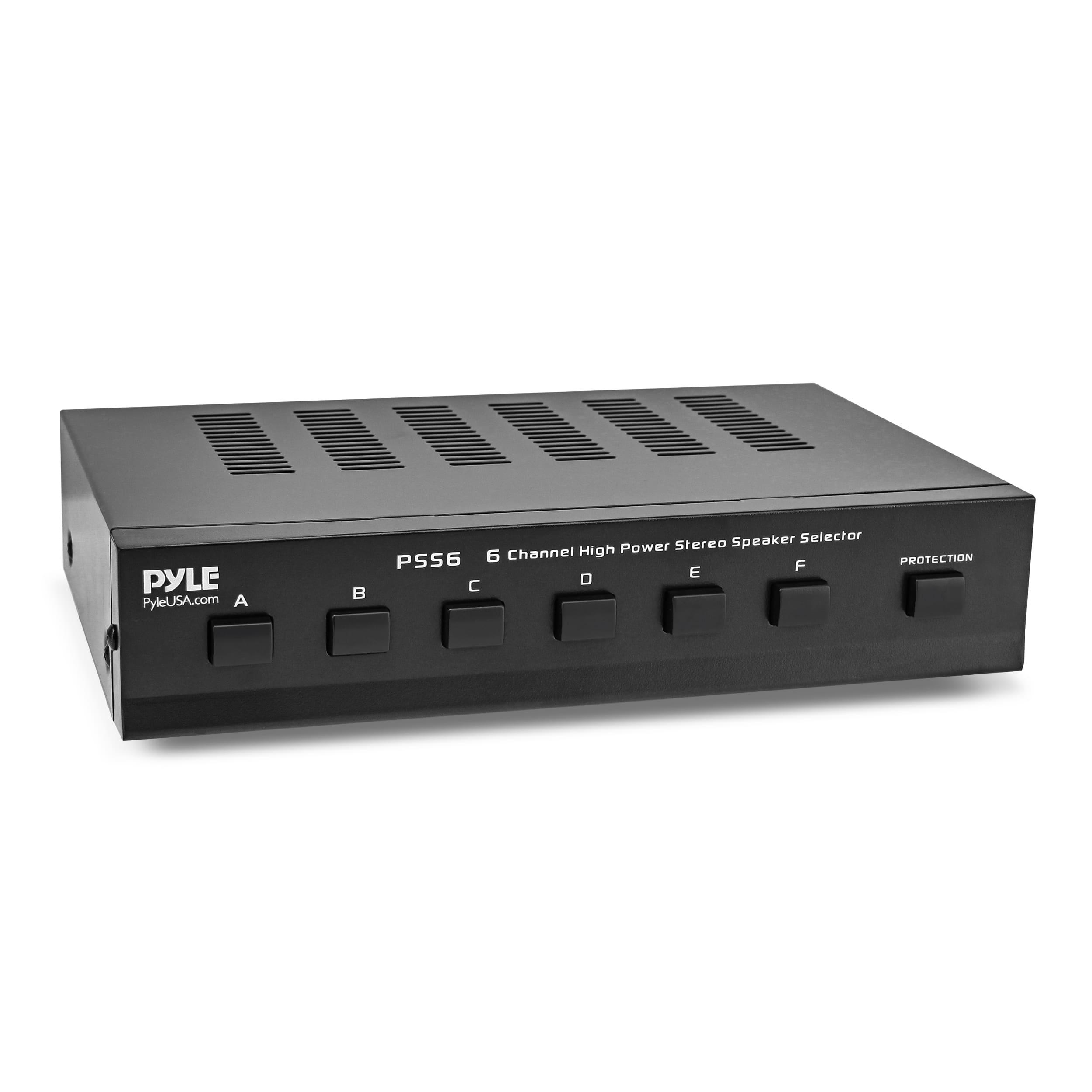 -zone Speaker Switch – Premium Switching Box For 6 Pairs Of Speakers – For Multi-channel Stereo Amplifiers