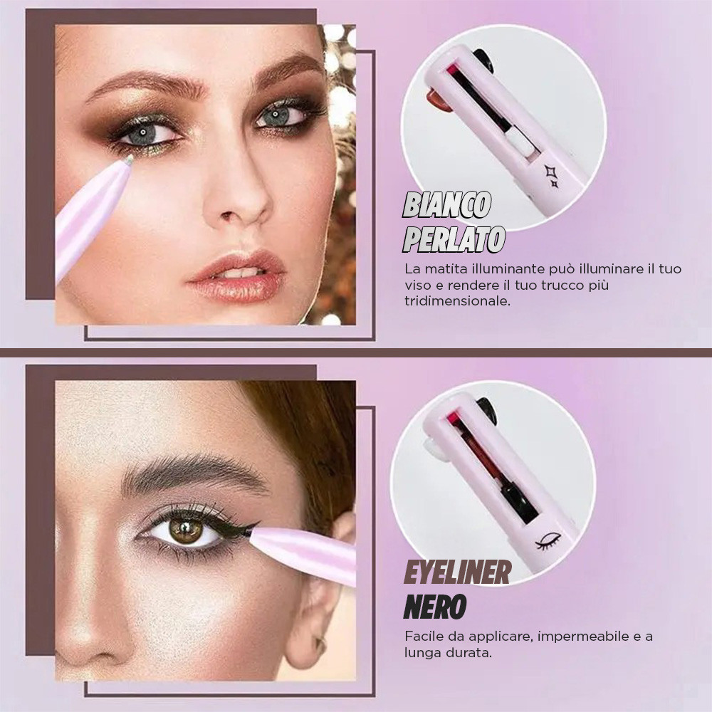 4 in 1 multifunctional makeup pen lip eye eyebrow and eyeliner pencil Product details 5