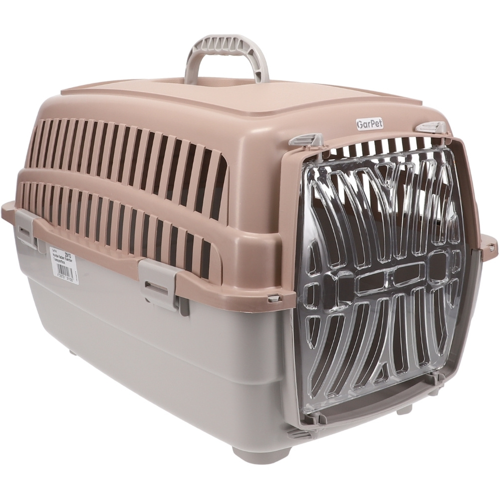 E-shop Transportbox Hunde Katzen Kaninchen Transport Korb Hundebox Katzenbox extra viele Luftschlitze sicheres Schloss
