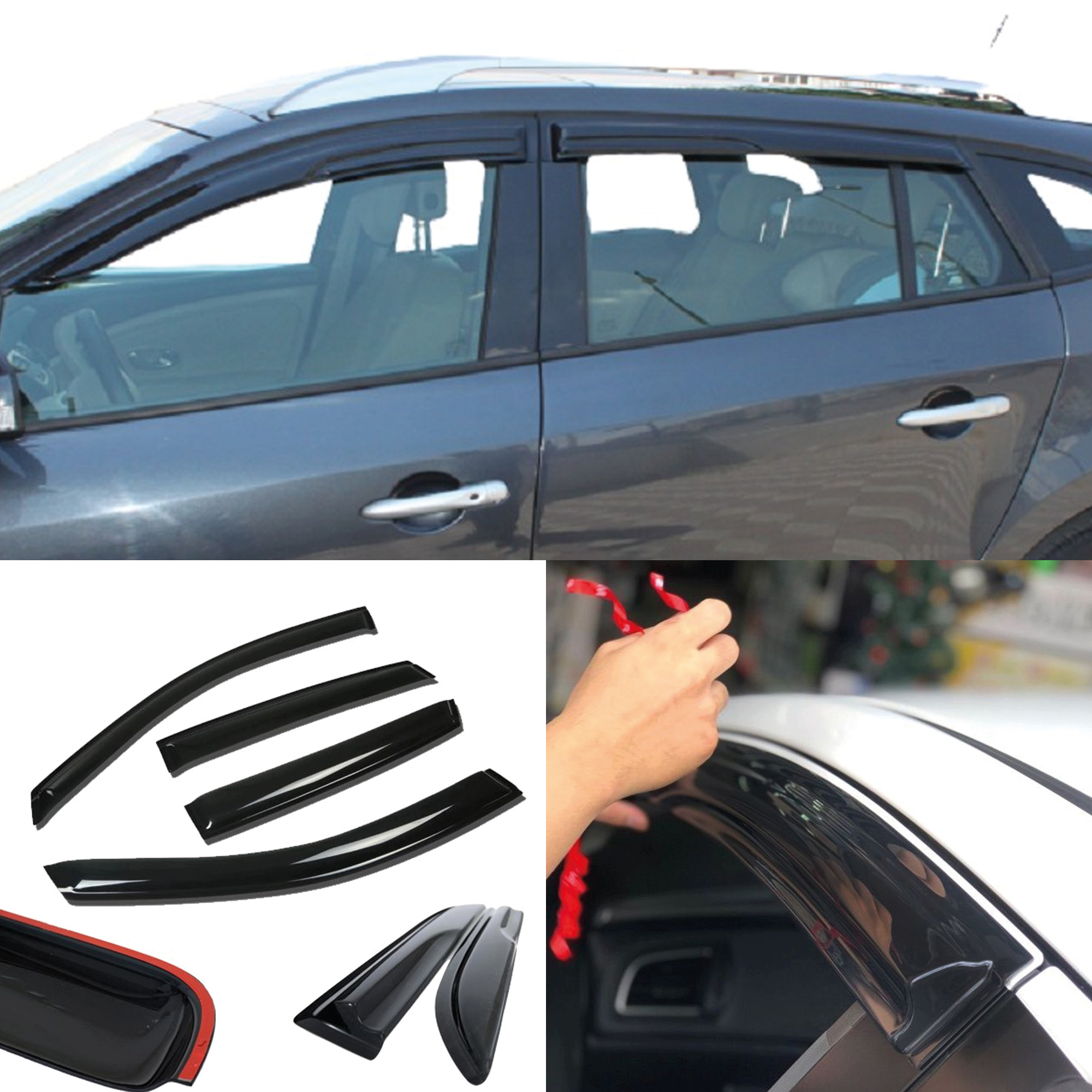 Zijruit Renault Megane 3 achter en voor | kosten op