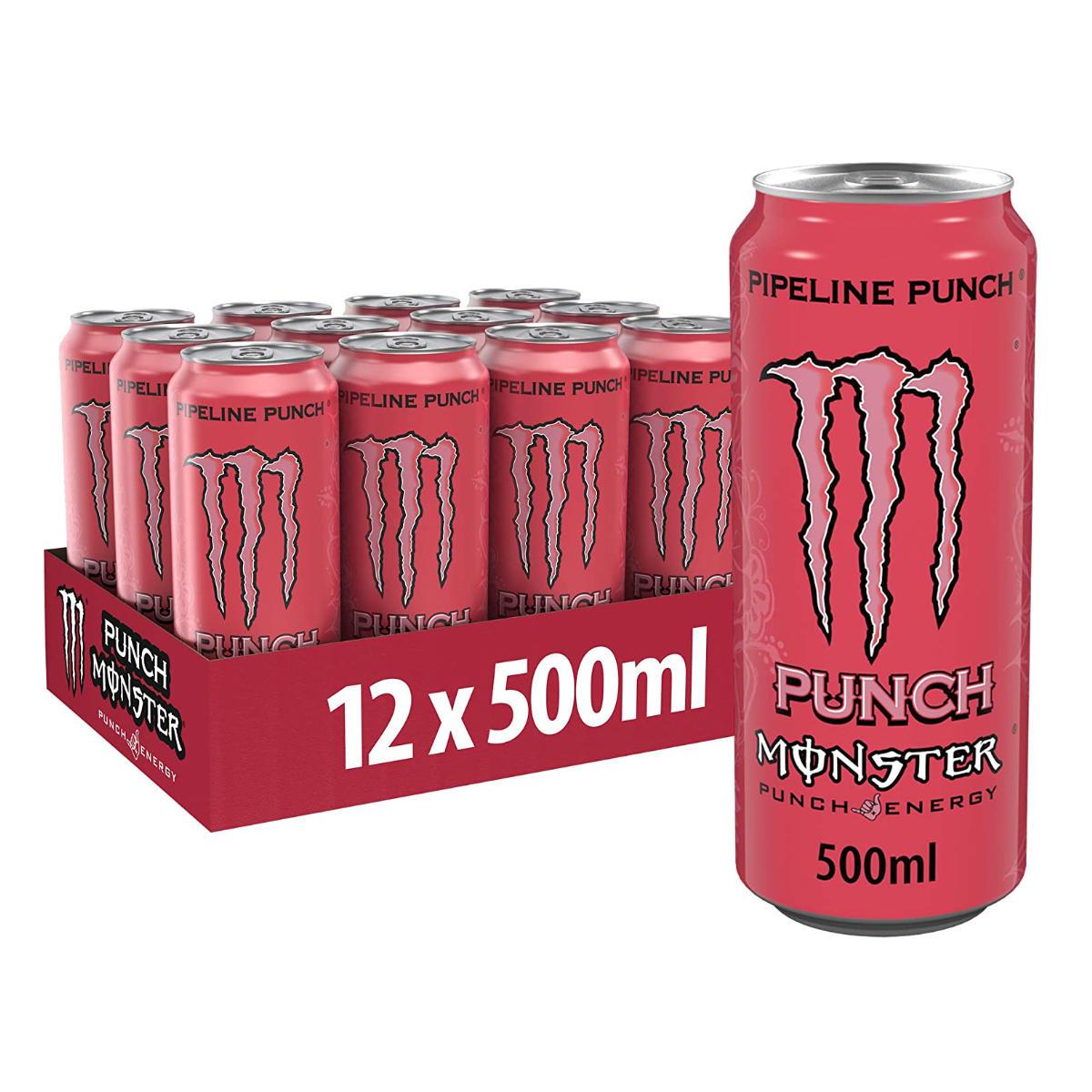 Monster Energy Pipeline Punch Passion Fruit Orange Guava 500ml 12-pack