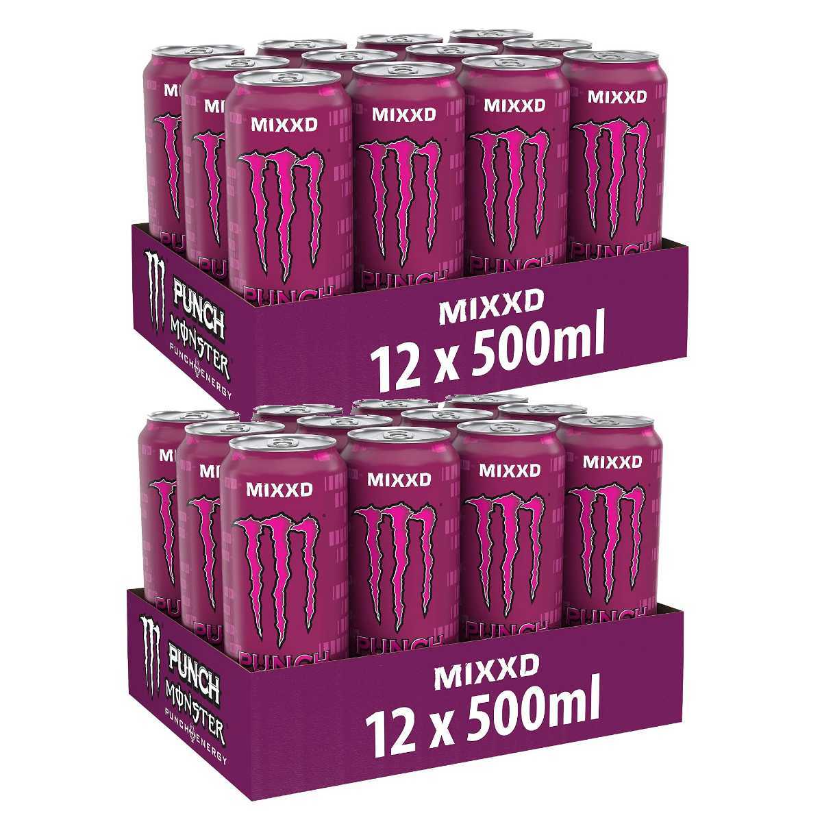 Monster Punch Energy Mix Slightly Carbonated 500ml 24-pack