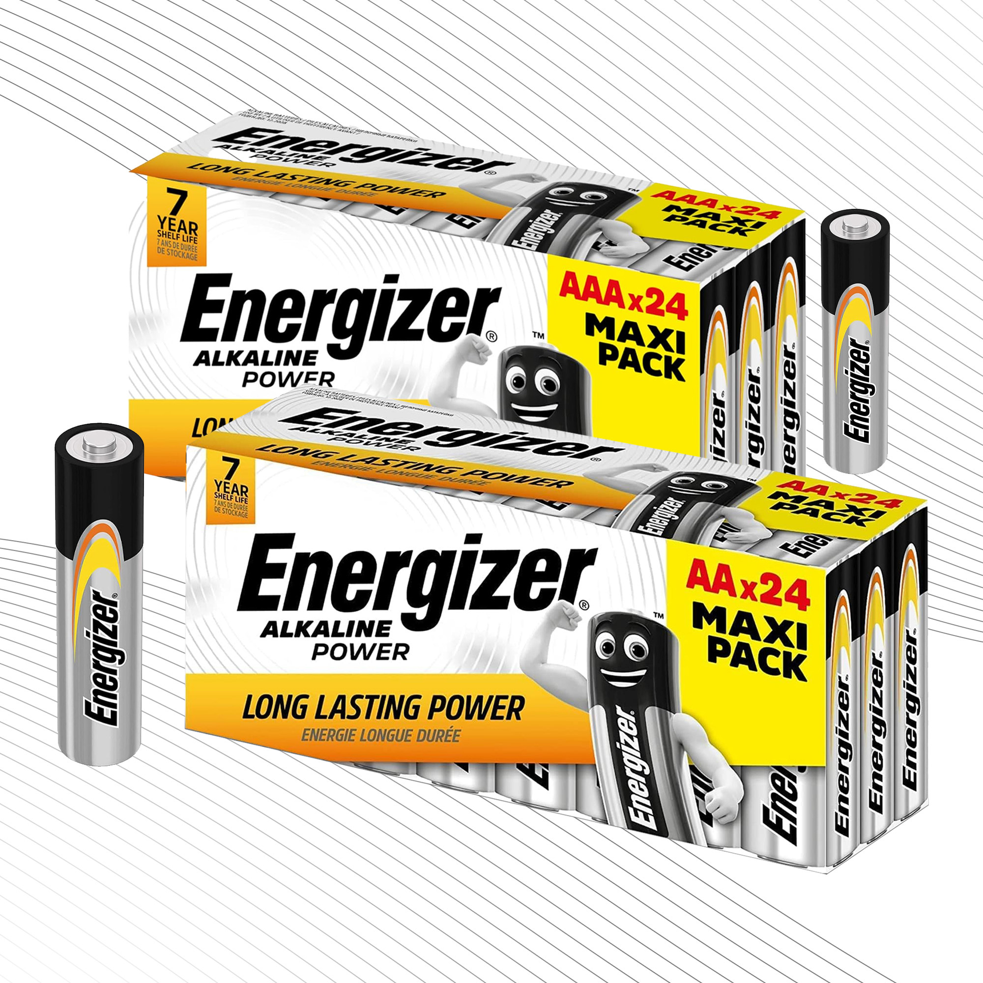 TEMU Alkaline & Aaa Batteries (48 Pack – 24 Aa + 24 Aaa),1.5v Lr6 & Lr03 Batteries, Up To 50% Lasting, Leak-resistant, Reliable Everyday Power